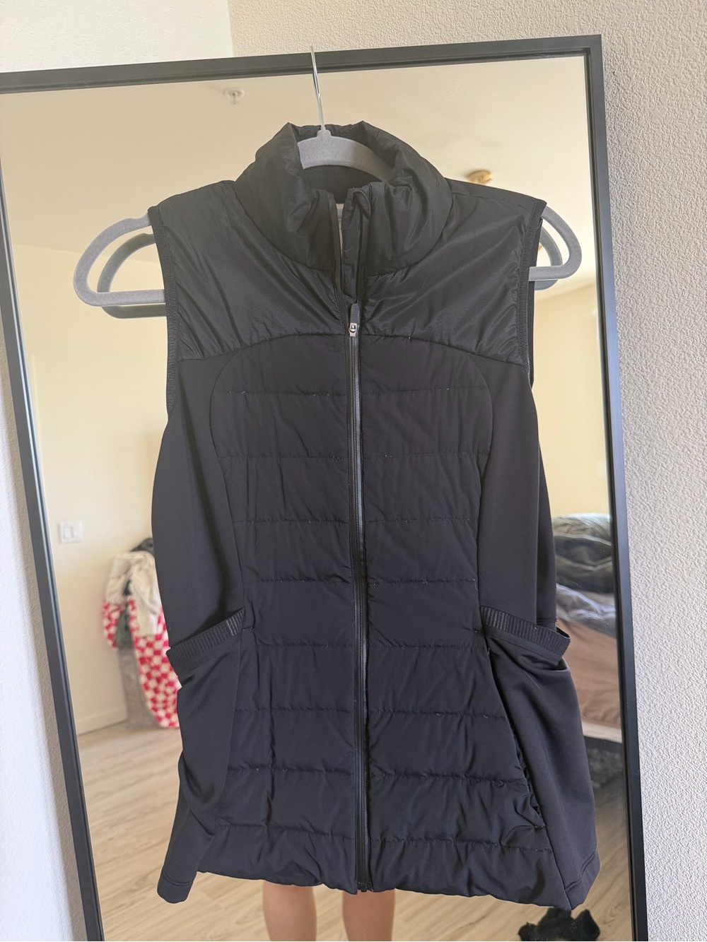 Lulu Lemon Black Quilted Sleeveless Puffer Vest - Women's